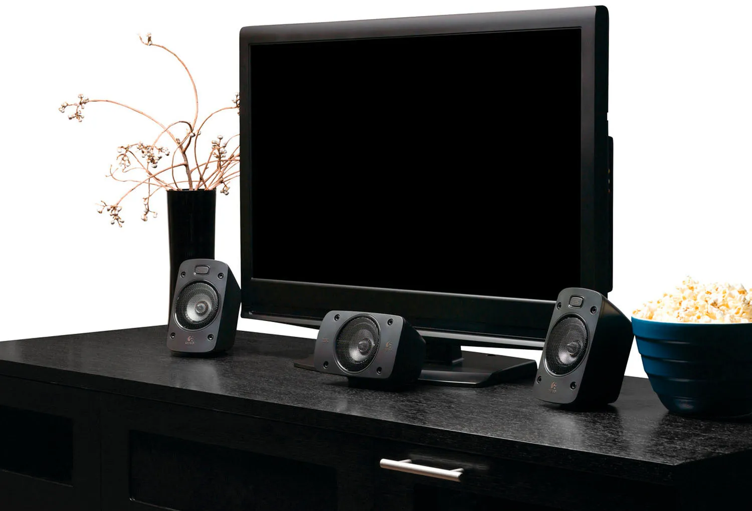 Logitech - Z906 5.1-Channel Satellite Surround Sound Speaker System (6-Piece) - Black