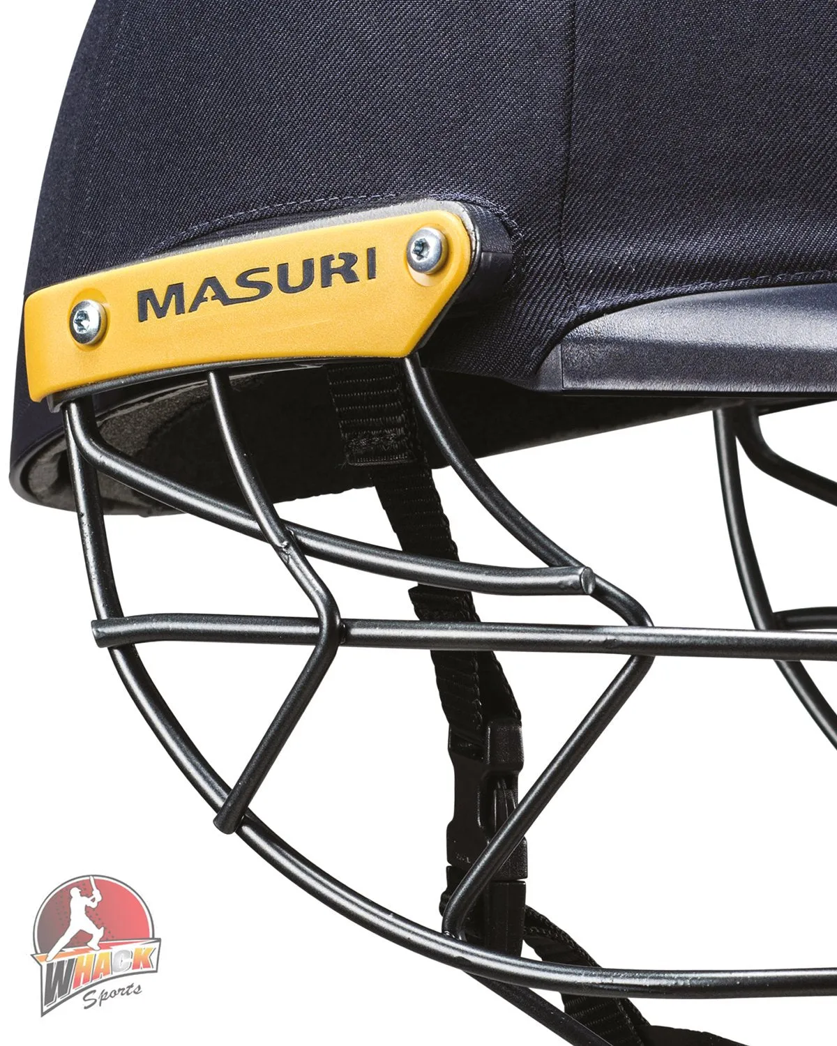 Masuri C Line Plus Stainless Steel Cricket Batting Helmet - Navy - Senior