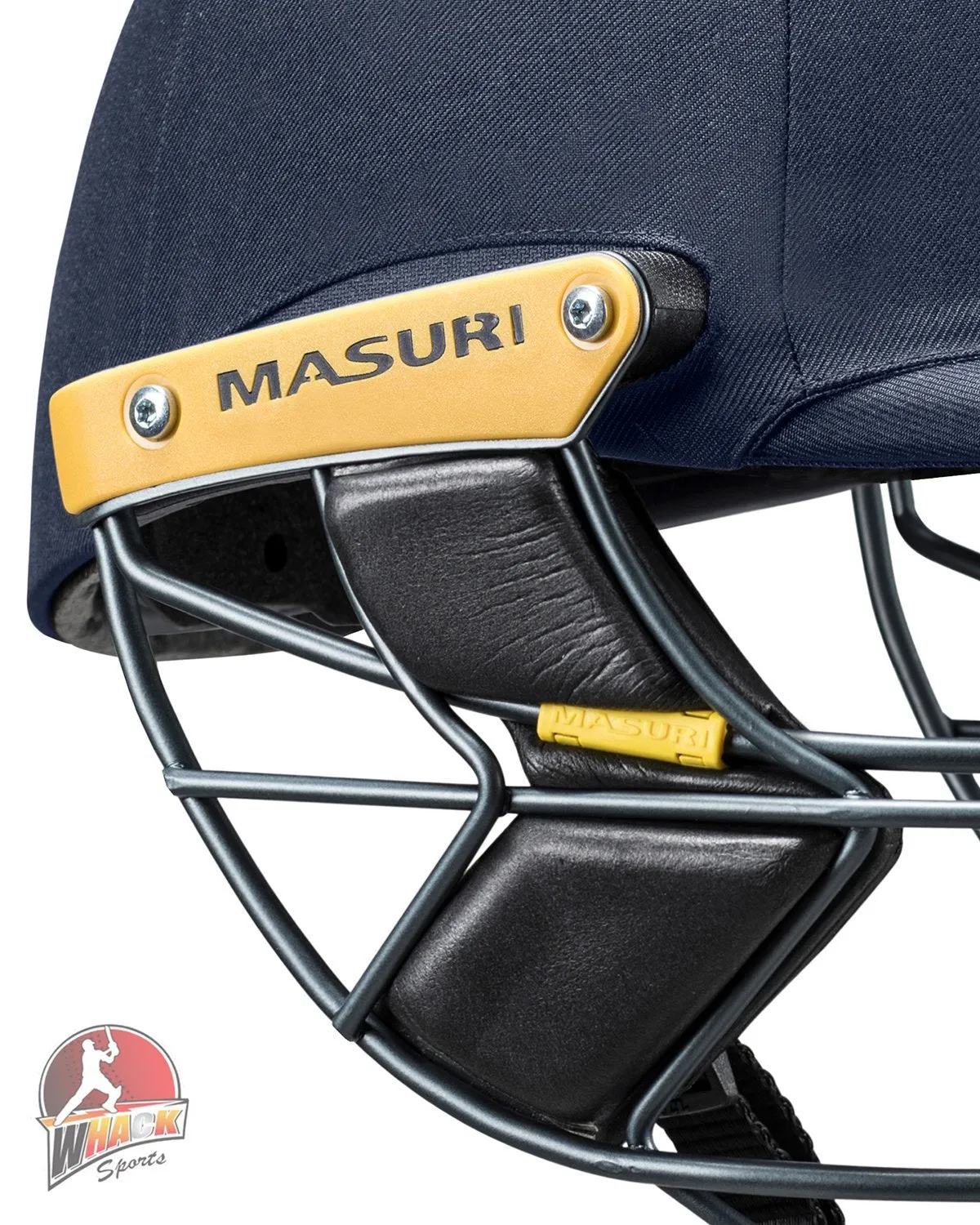 Masuri E Line Stainless Steel Cricket Batting Helmet - Maroon - Senior