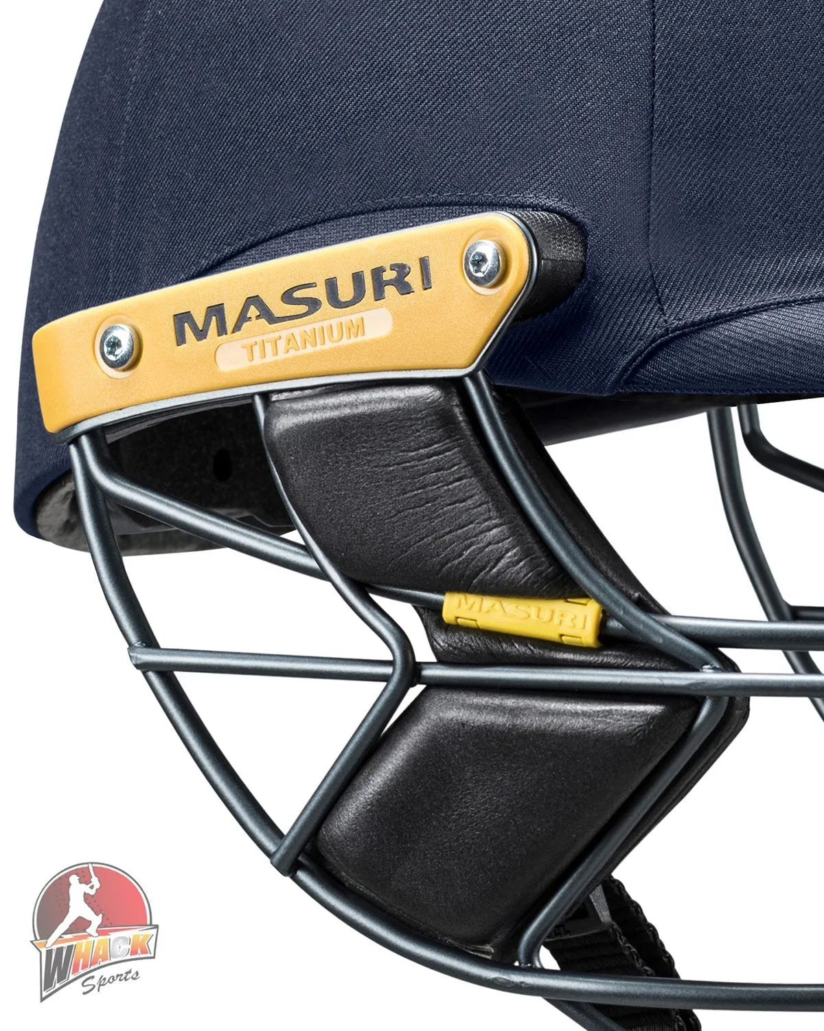 Masuri E Line Titanium Cricket Batting Helmet - Green - Senior