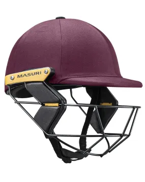 Masuri T Line Stainless Steel Cricket Batting Helmet - Maroon - Youth