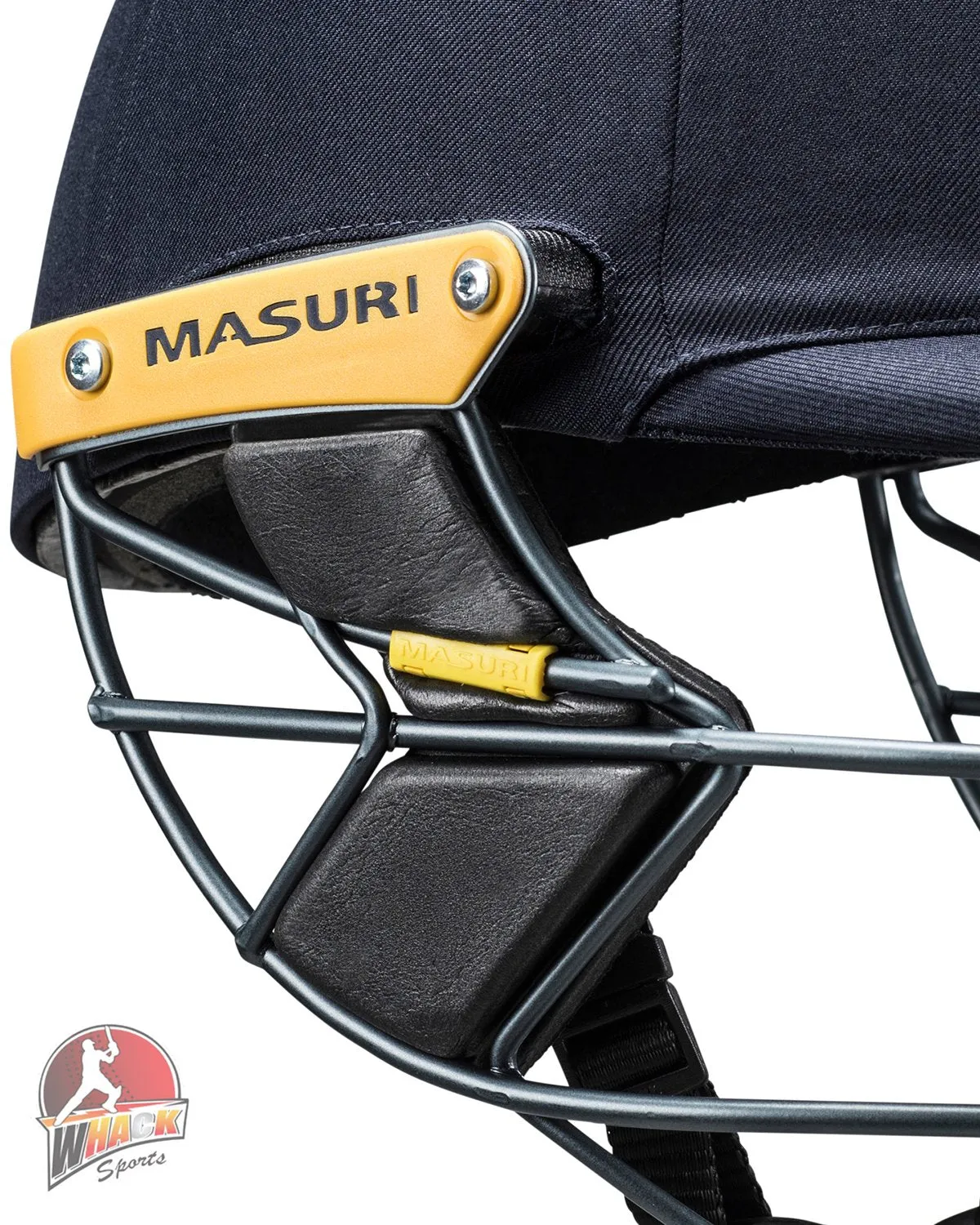 Masuri T Line Stainless Steel Cricket Batting Helmet - Navy - Senior