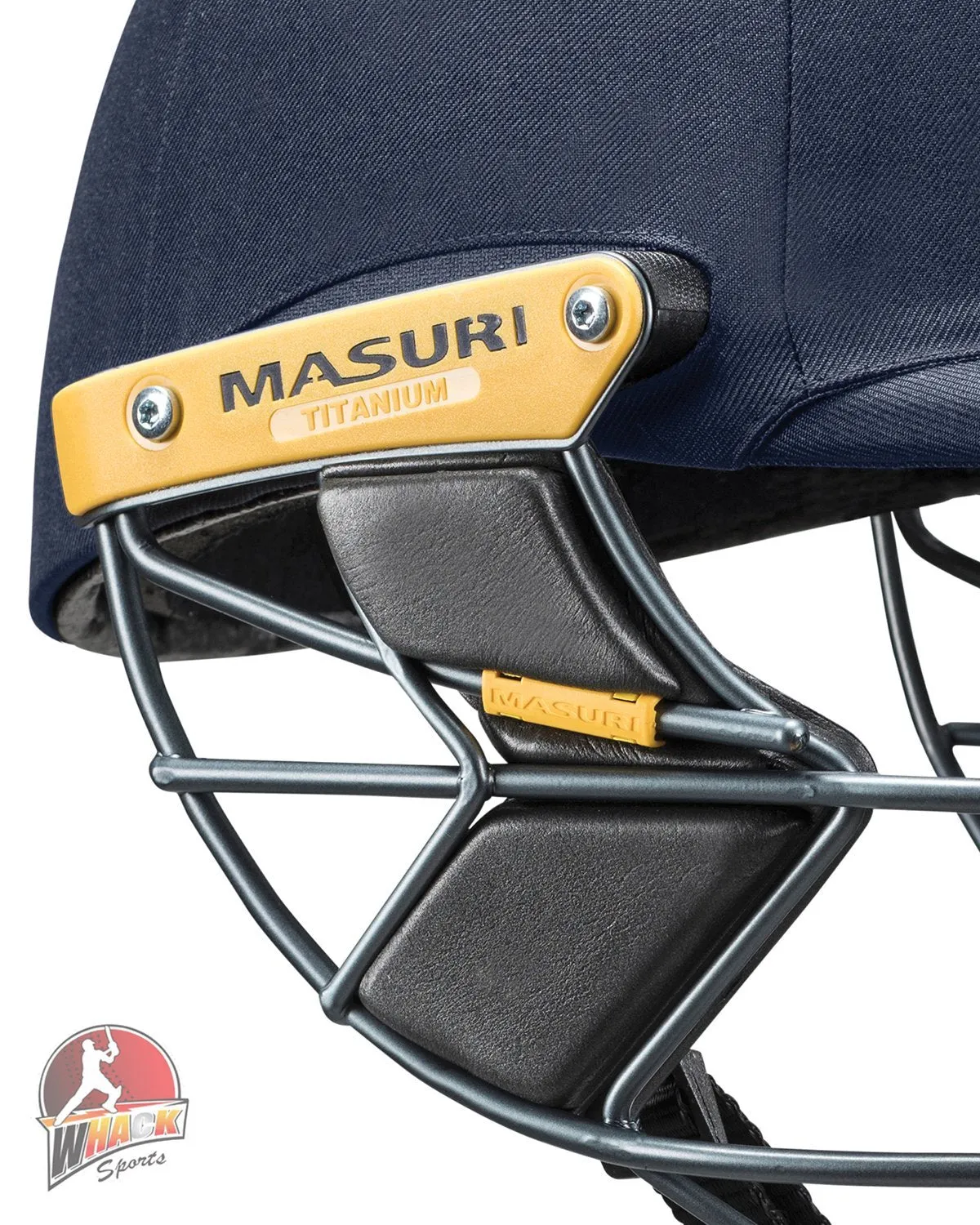 Masuri T Line Titanium Cricket Batting Helmet - Navy - Youth