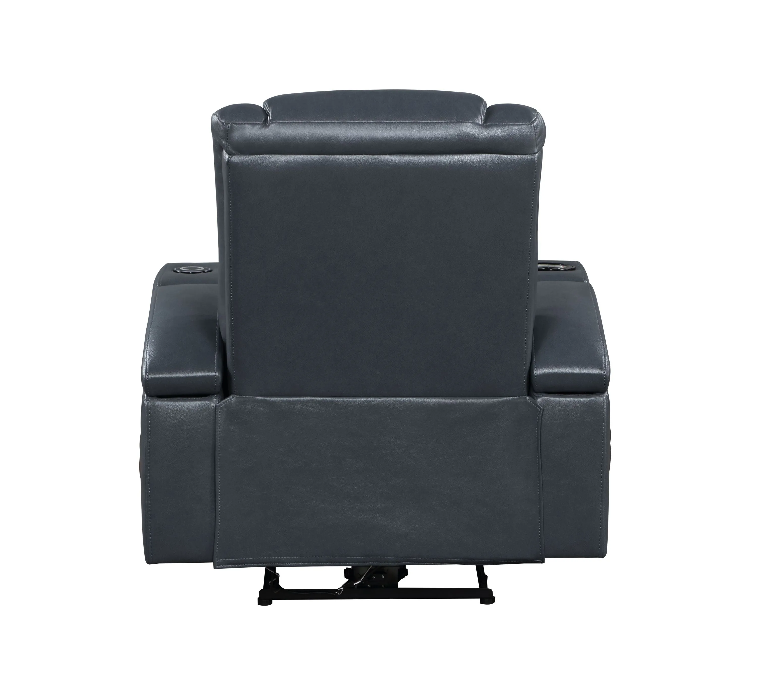 Merritt Power Recliner with Bluetooth - Black Blue
