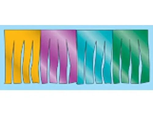 Metallic Starburst Fringe Pennants Streamers