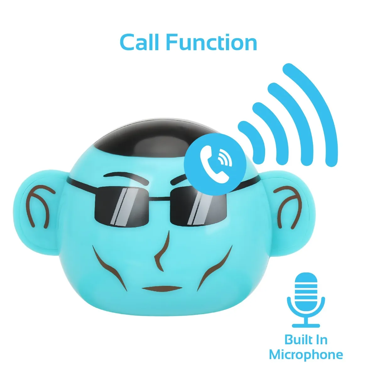 Mini High Definition Wireless Monkey Speaker With Smartphone Stand