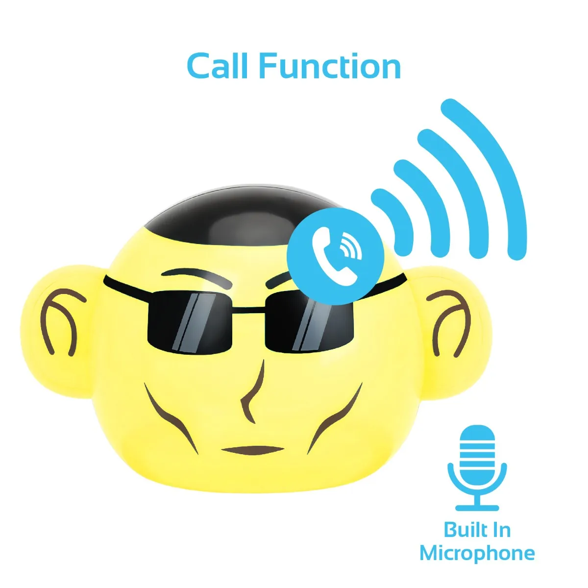 Mini High Definition Wireless Monkey Speaker With Smartphone Stand