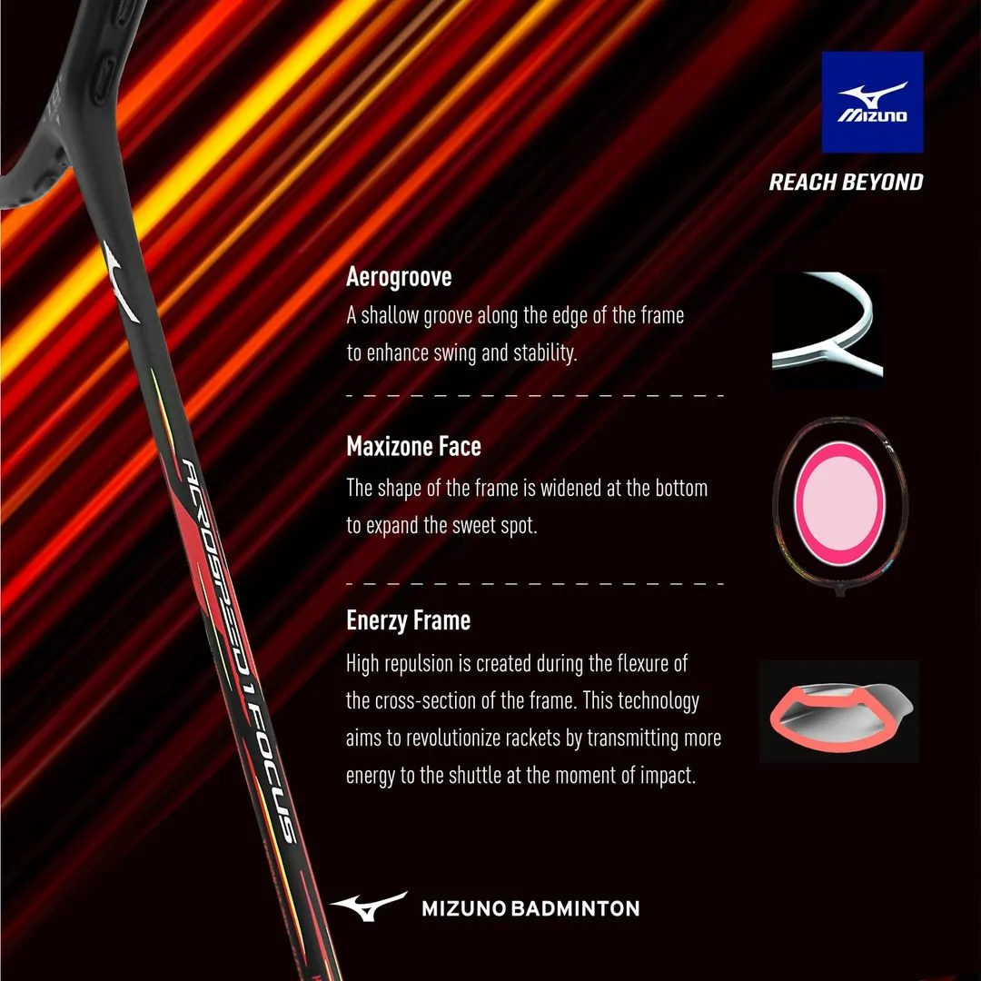 Mizuno Acrospeed 1 Focus (Black)