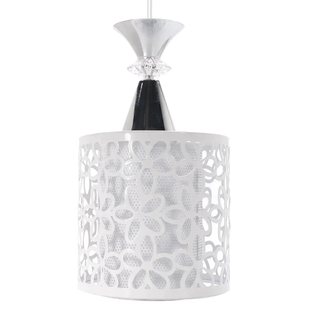 Modern Crystal Iron LED Ceiling Light Fixtures Chandelier Pendant Lamp for Dining Room Kitchen Decoration Fixture Lights LED