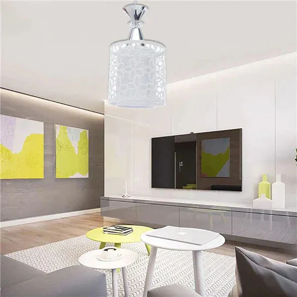 Modern Crystal Iron LED Ceiling Light Fixtures Chandelier Pendant Lamp for Dining Room Kitchen Decoration Fixture Lights LED