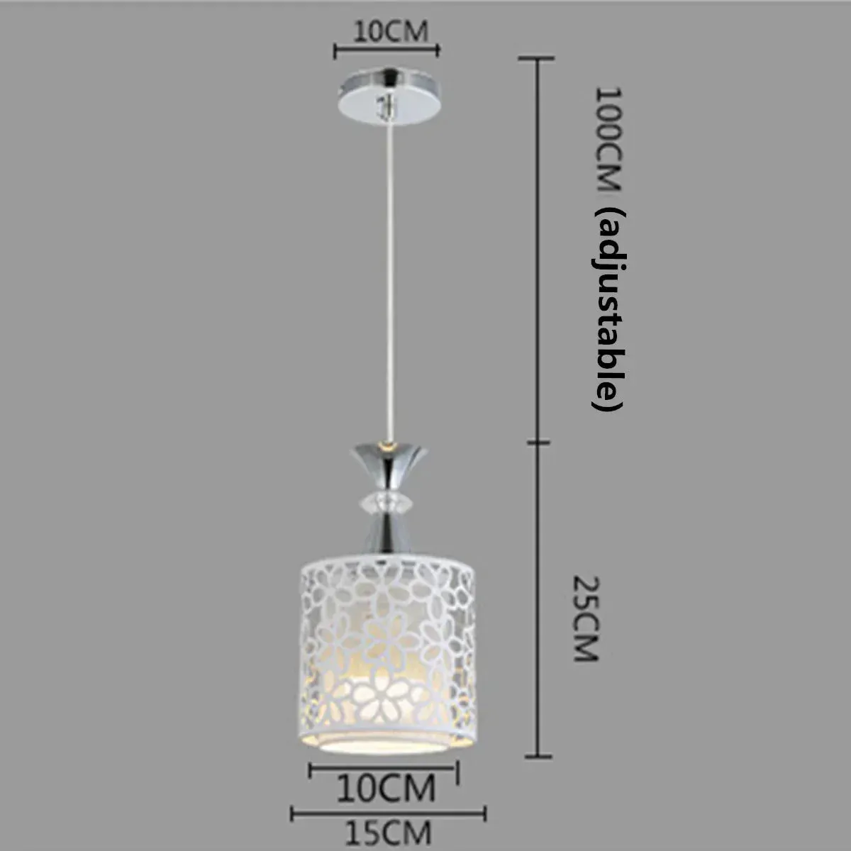 Modern Crystal Iron LED Ceiling Light Fixtures Chandelier Pendant Lamp for Dining Room Kitchen Decoration Fixture Lights LED
