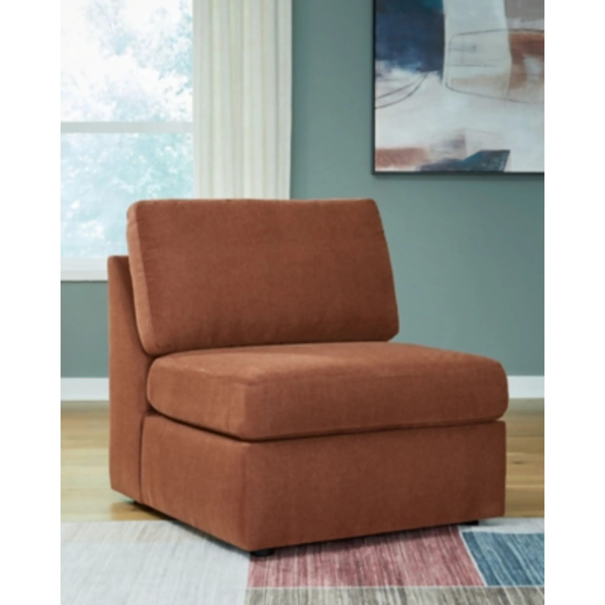 Modmax 4 Piece Modular Sectional with Chaise and Audio Console