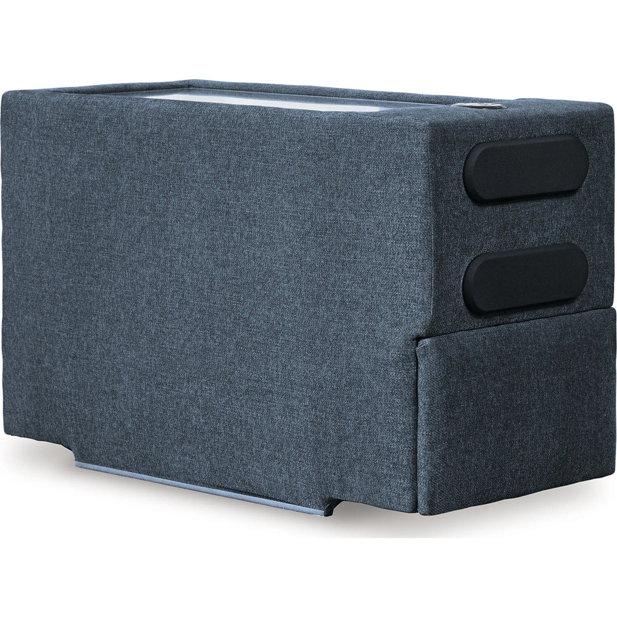 Modmax 5 Piece Modular Sectional Double Chaise with Audio Consoles