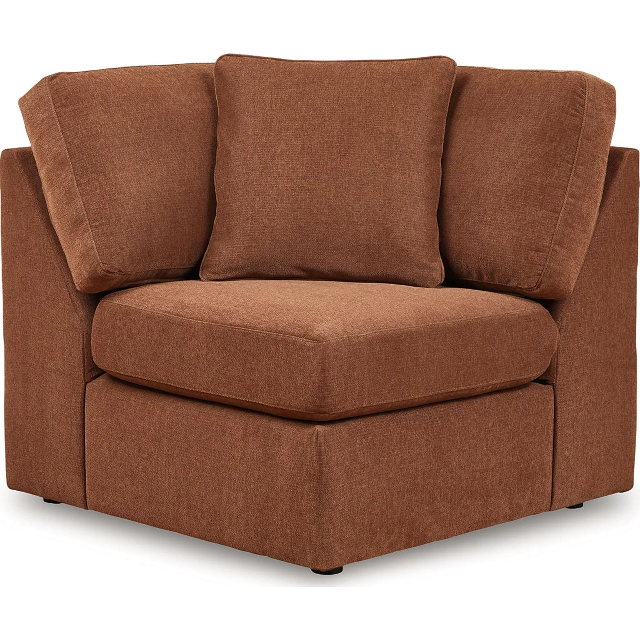 Modmax 8 Piece Modular Double Chaise Sectional with Audio and Storage Consoles