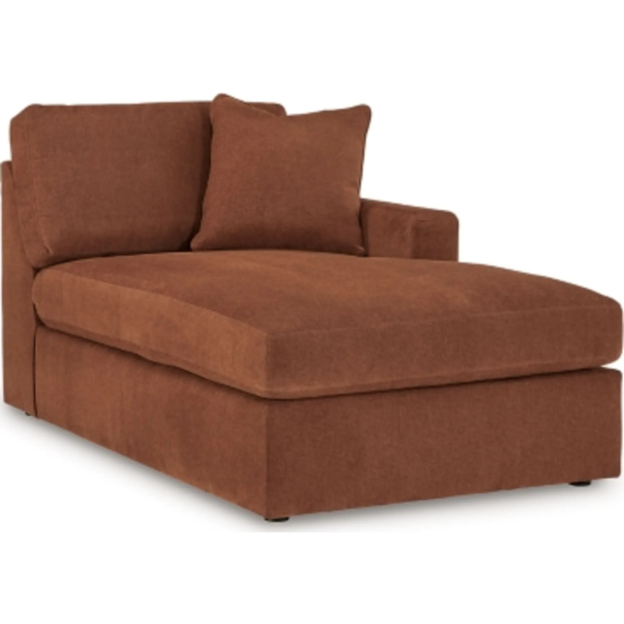 Modmax 8 Piece Modular Double Chaise Sectional with Audio and Storage Consoles