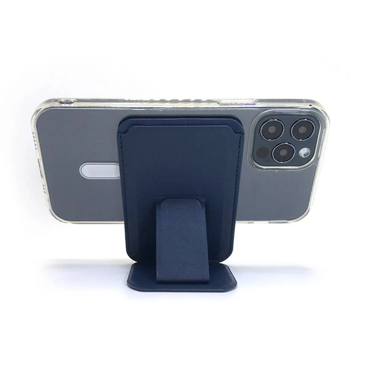 MRC043 Magnetic Leather Phone Wallet Stand