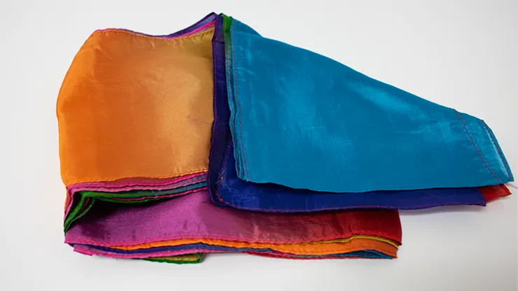 Multicolored Silk Streamer 7 inch by 24 ft