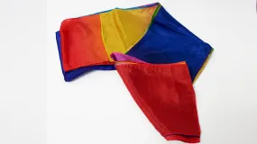 Multicolored Silk Streamer 7 inch by 24 ft