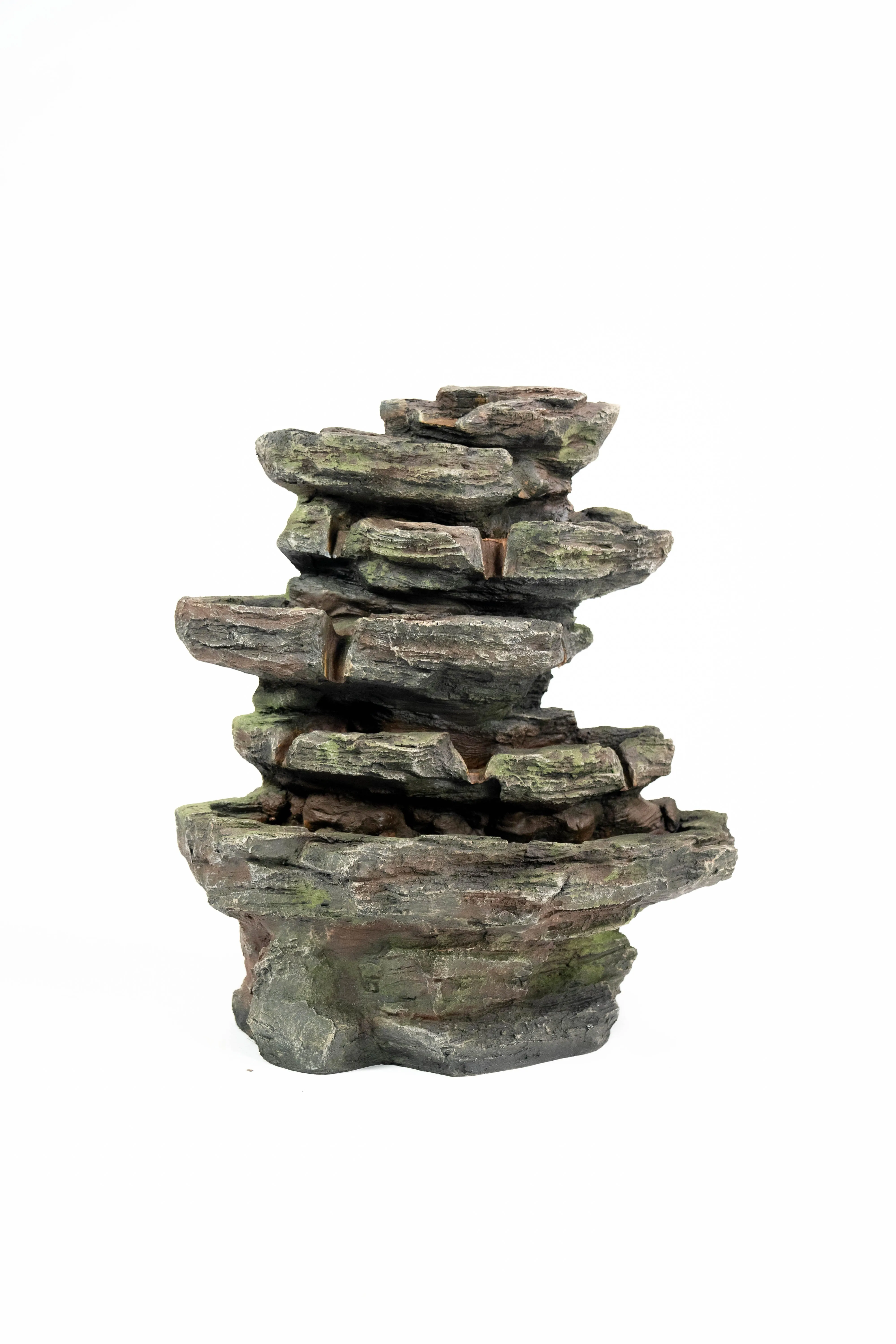 MultiLevel Stone Fountain With  9 Led Lights