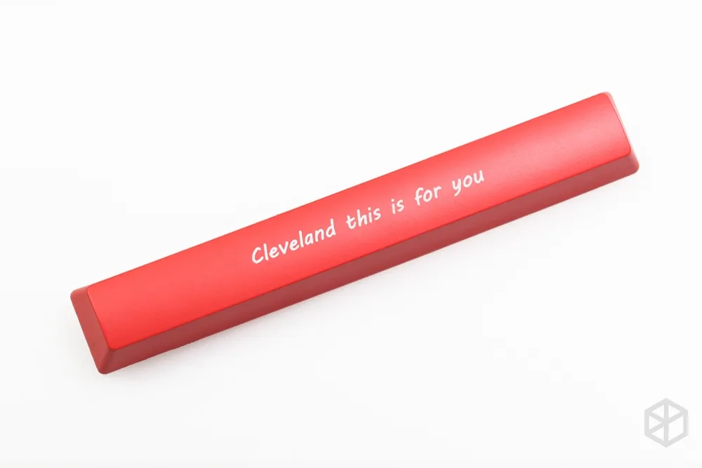 Novelty Shine Through Keycap back lit ABS LeBron James King the chosen one cleveland this is for you enter spacebar backspace
