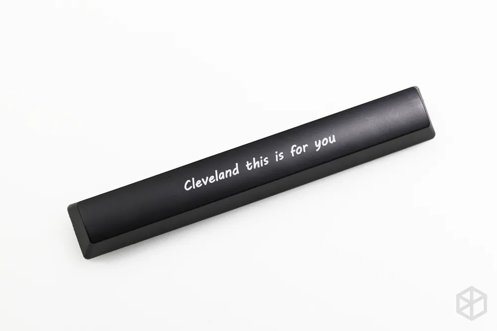Novelty Shine Through Keycap back lit ABS LeBron James King the chosen one cleveland this is for you enter spacebar backspace
