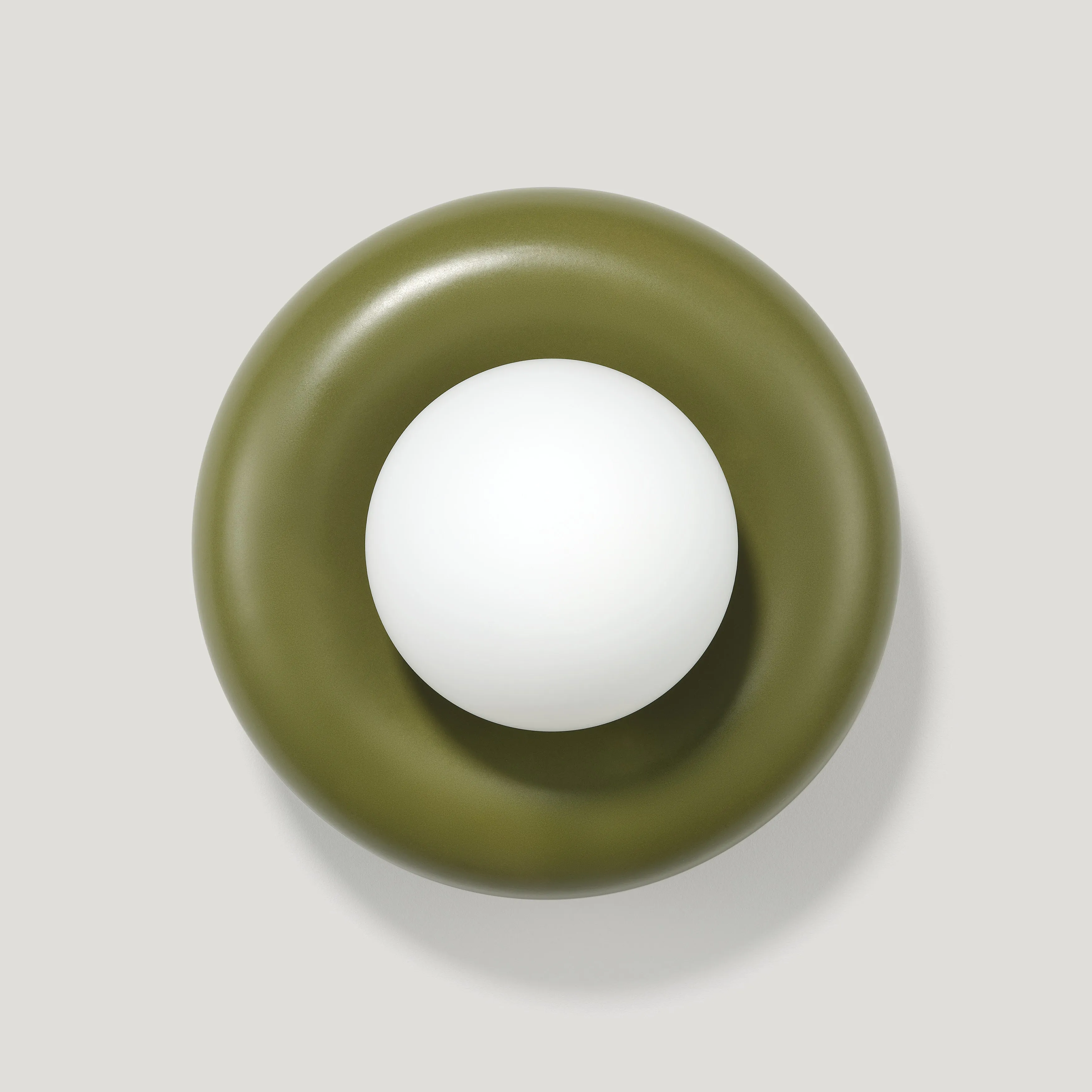 NOVI Ceramic Wall Light- Khaki Green