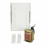 NSI TORK TAC212WL Chime Kit: 16VAC Chime, 2 Push-Buttons & 10VA Transformer, White