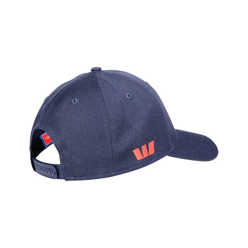 NSW BLUES 2023 NAVY PLAYERS MEDIA STADIUM CAP