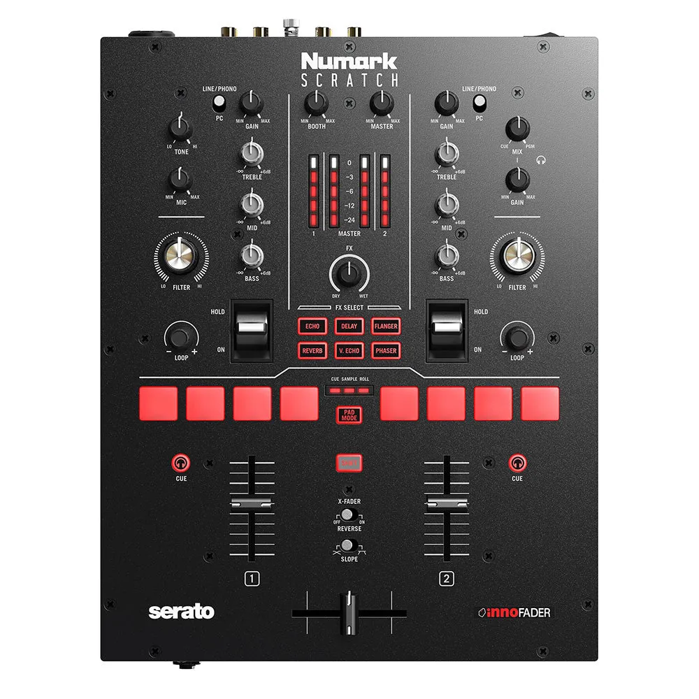 Numark Scratch 2-Channel DJ Mixer for Serato DJ Pro