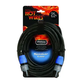 On-Stage SP14-25SS Speakon NL2-NL2 Cable w/ Neutrik Connectors 25'