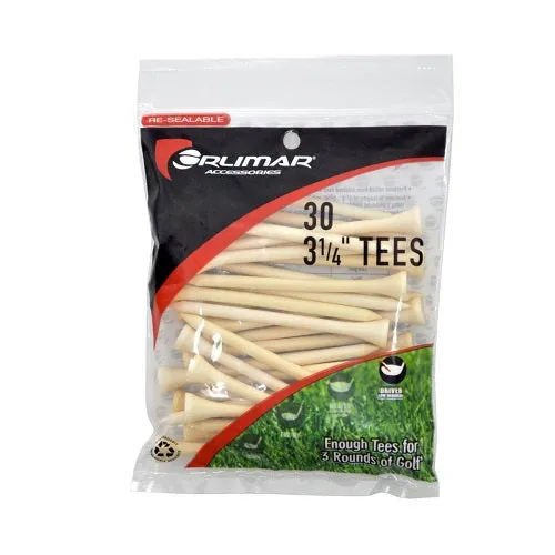 Orlimar Wood Golf Tees - 3.25"
