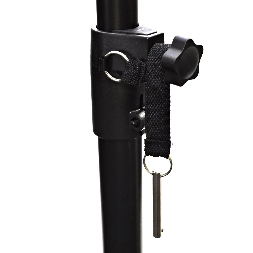 Pair of PA/DJ Steel Tripod Speaker Stands & Subwoofer Poles