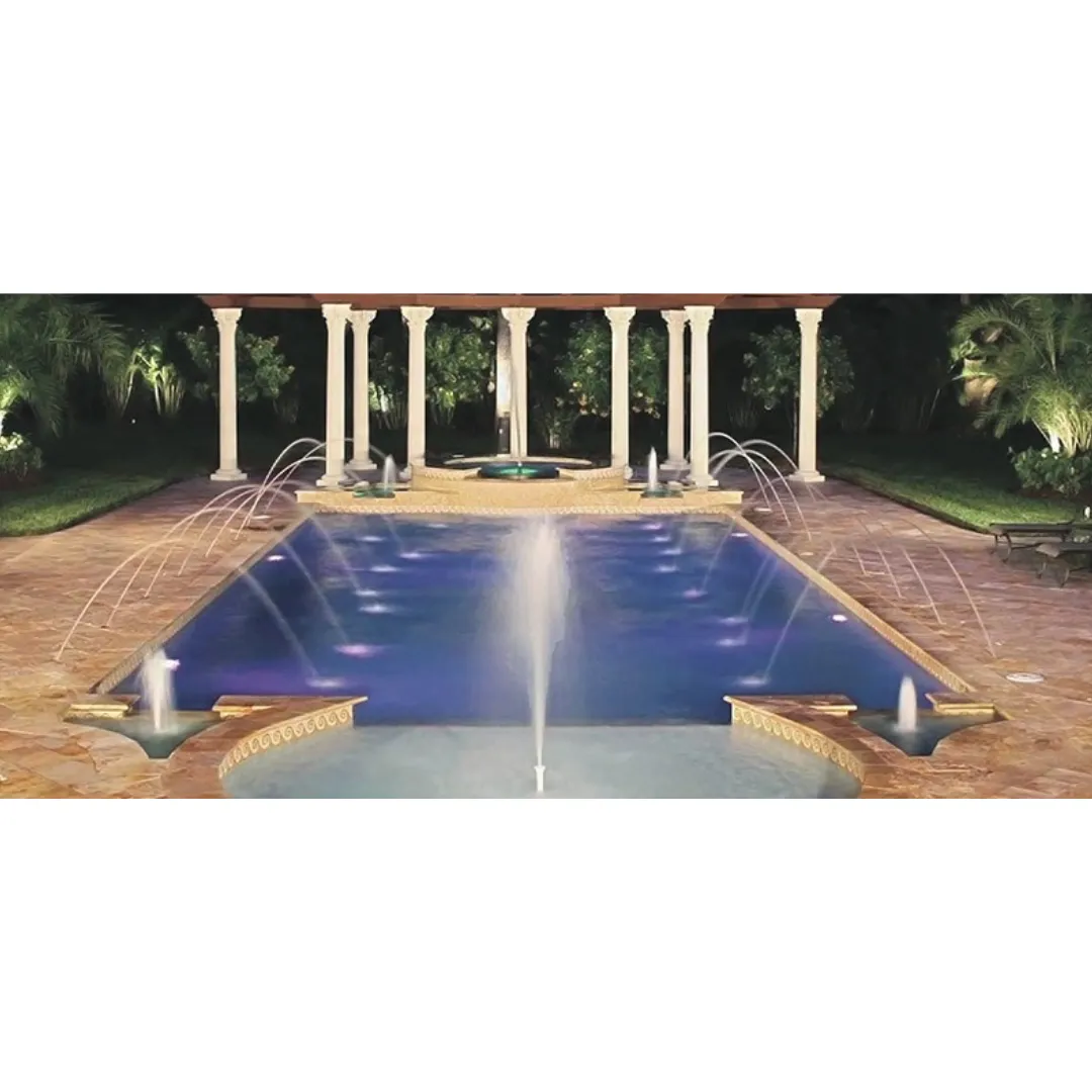 Pentair 100' Gray Lid MagicStream Laminar LED Deck Jet 580001G