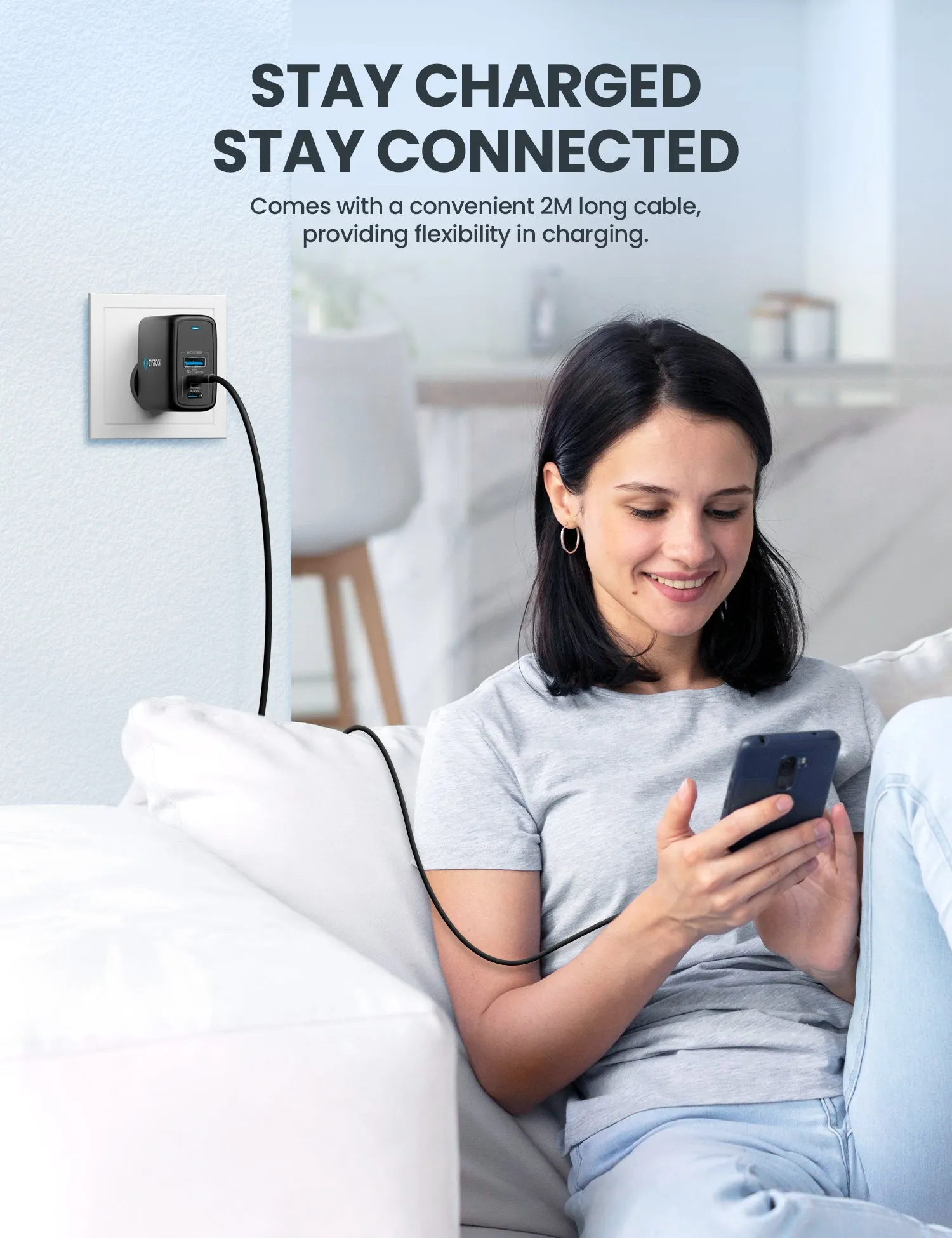 Powerpod 67W USB-C GaN Travel Charger