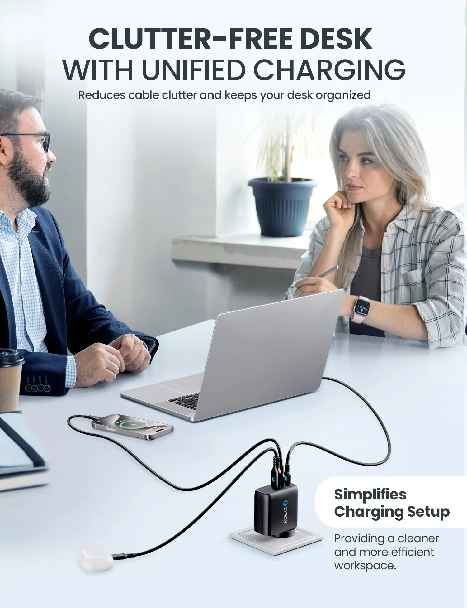 Powerpod 67W USB-C GaN Travel Charger