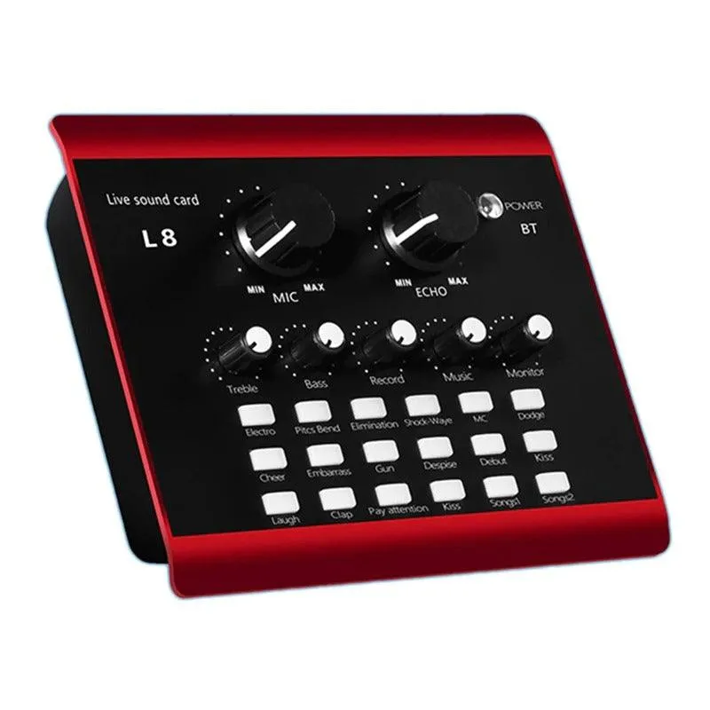 Professional Microphone Sound Card Set -Q-SK100