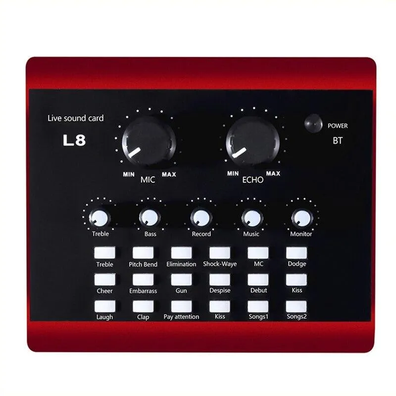 Professional Microphone Sound Card Set -Q-SK100