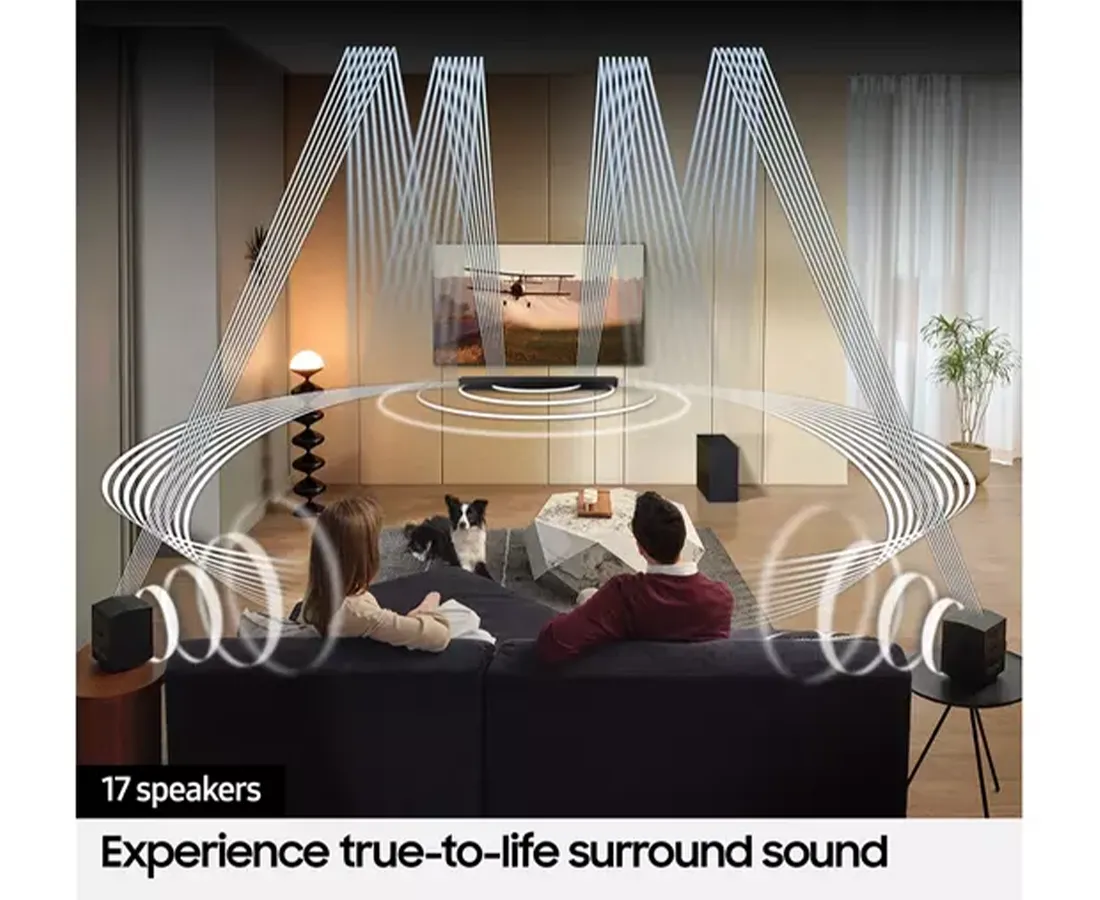Q930C 9.1.4ch Q-Series Cinematic Soundbar with Subwoofer & Rear Speakers