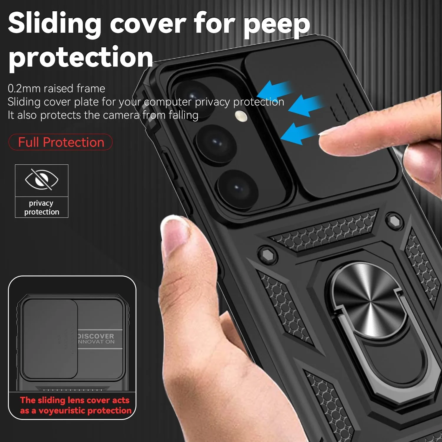 Samsung Galaxy S24 Plus Camera Lens Cover HD Screen Protector Protective Phone Case
