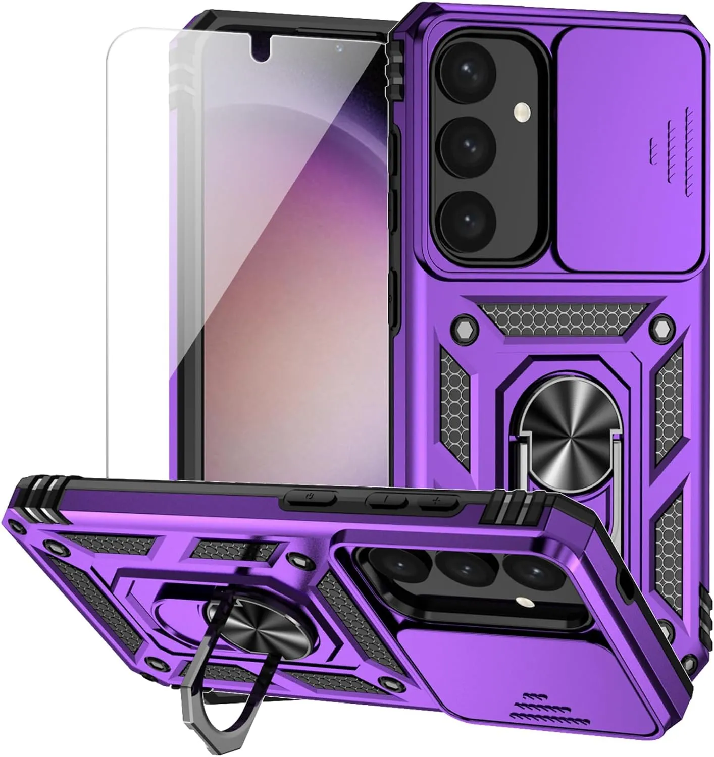 Samsung Galaxy S24 Plus Camera Lens Cover HD Screen Protector Protective Phone Case