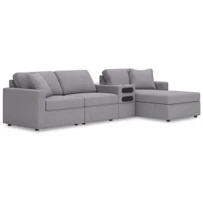 Signature Design by Ashley Modmax Fabric 4 pc Sectional 9210464/9210446/9210427/9210417