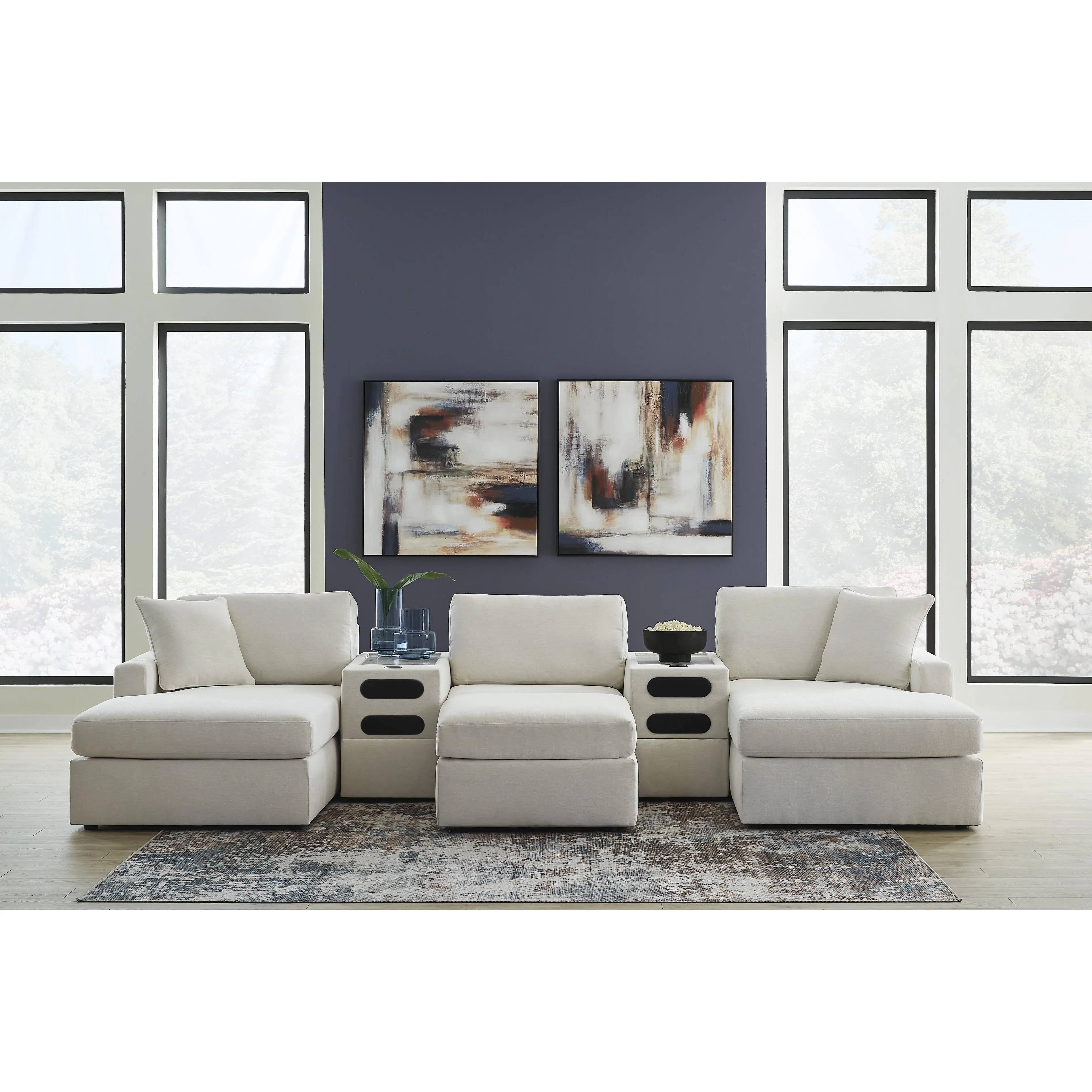 Signature Design by Ashley Modmax Fabric 5 pc Sectional 9210316/9210327/9210346/9210327/9210317