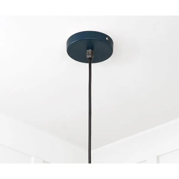 Smooth Brass Flora Pendant in Dusk | From The Anvil