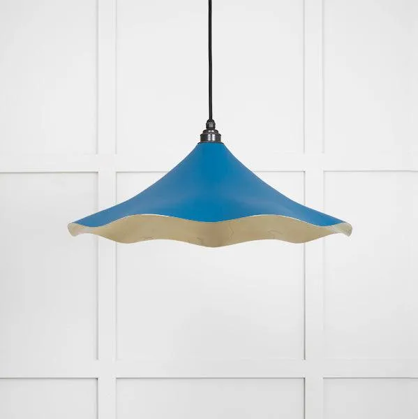 Smooth Brass Flora Pendant in Upstream | From The Anvil