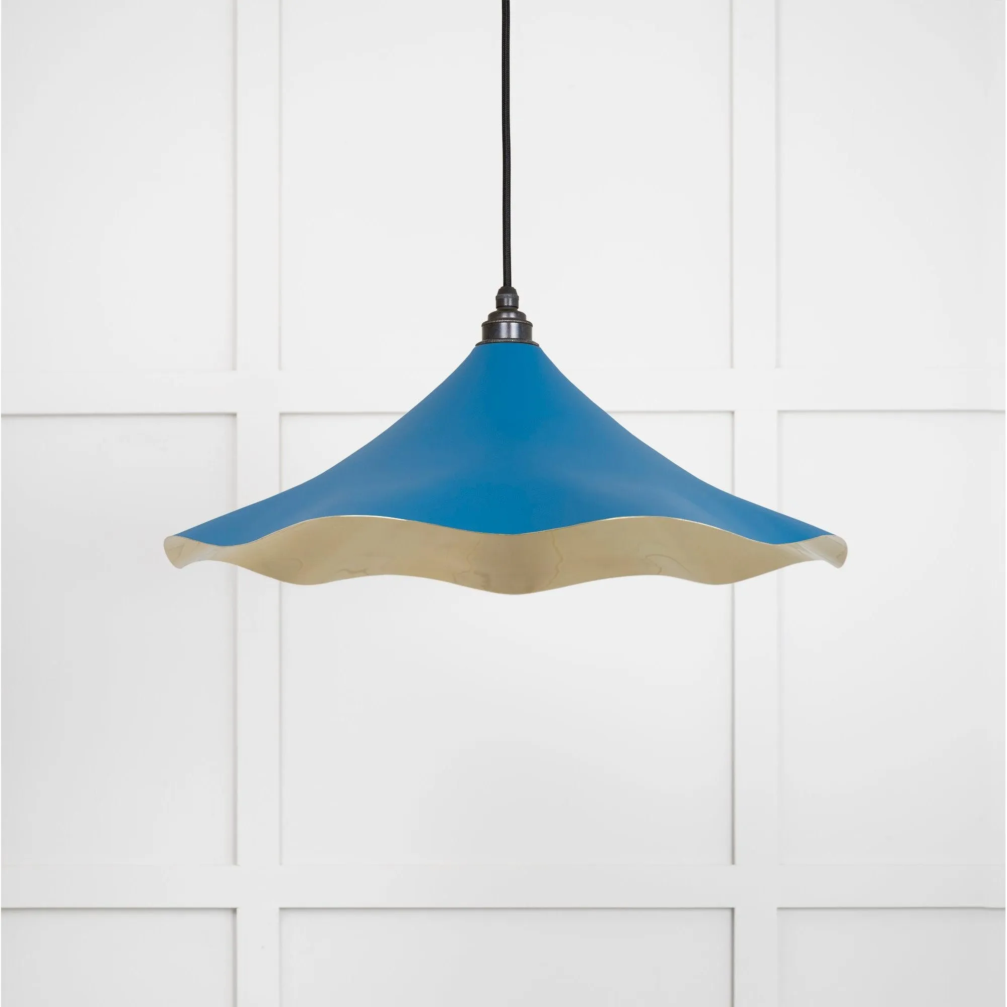 Smooth Brass Flora Pendant in Upstream | From The Anvil