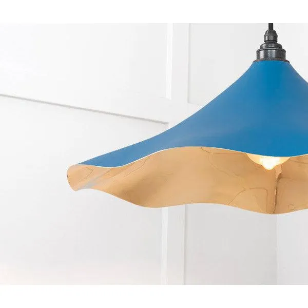 Smooth Brass Flora Pendant in Upstream | From The Anvil