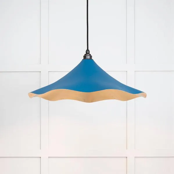 Smooth Brass Flora Pendant in Upstream | From The Anvil