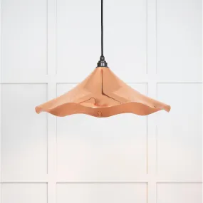 Smooth Copper Flora Pendant | From The Anvil
