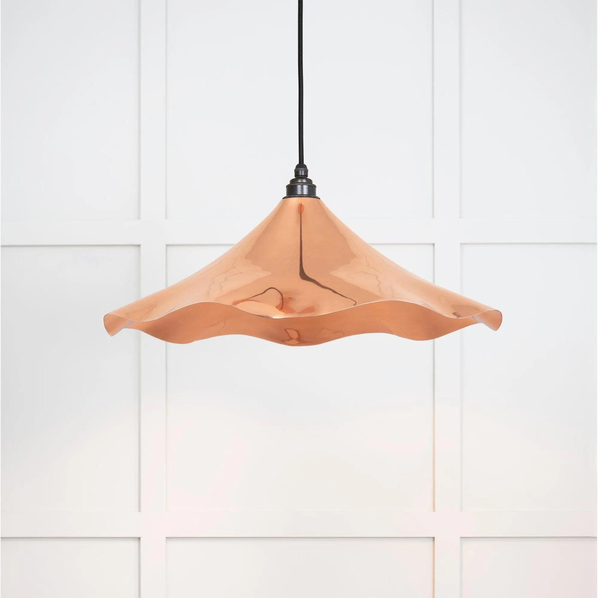 Smooth Copper Flora Pendant | From The Anvil