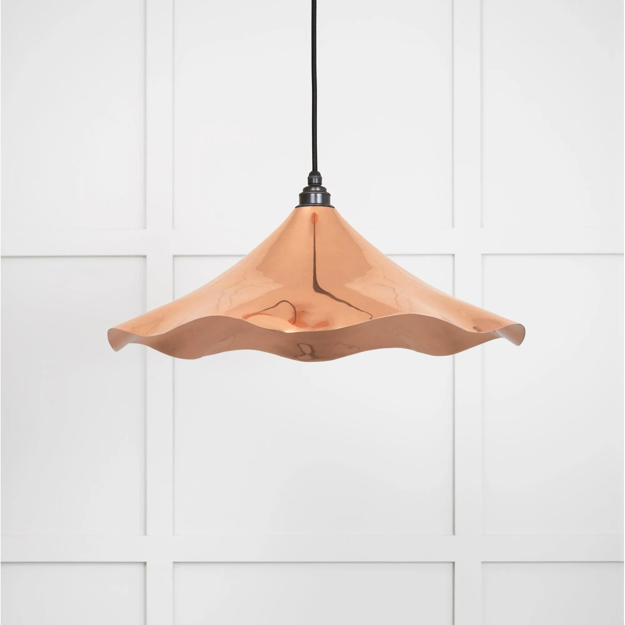 Smooth Copper Flora Pendant | From The Anvil
